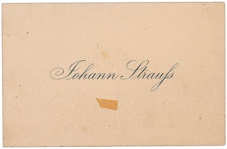 Lot #751 Johann Strauss Signed Musical Quote - Image 2