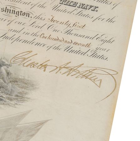 Lot #37 Chester A. Arthur: Uncommon military appointment during a period of peace - Image 2