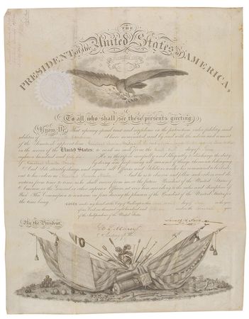 Lot #15 James K. Polk: Scarce captain’s
