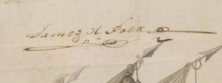 Lot #15 James K. Polk: Scarce captain’s appointment during the Mexican-American War - Image 2