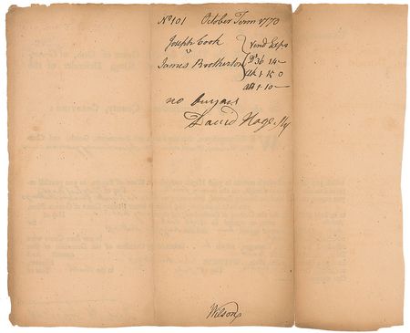 Lot #133 Wilson James Endorsement - Image 1