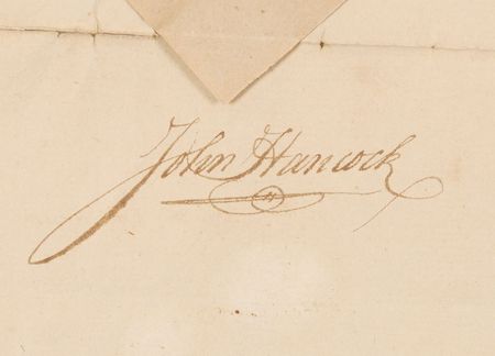 Lot #132 John Hancock: Massachusetts militia appointment from 1787 - Image 2