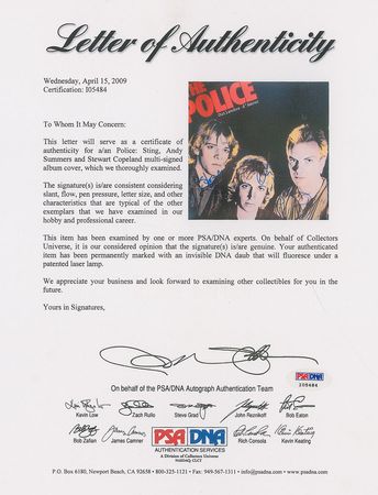 Lot #832 The Police Album - Image 2