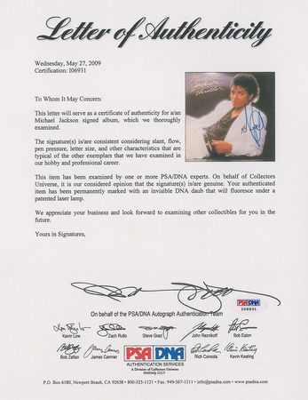 Lot #821 Michael Jackson Album - Image 2