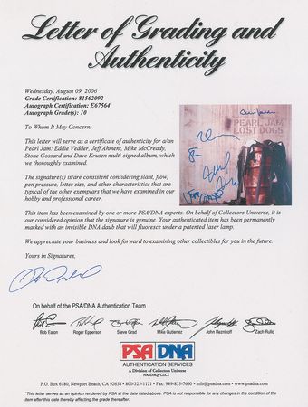 Lot #781 Pearl Jam Album - Image 2