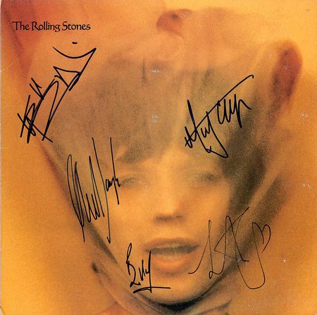 Lot #790 Rolling Stones: Fully signed 1973 classic Goats Head Soup - Image 1