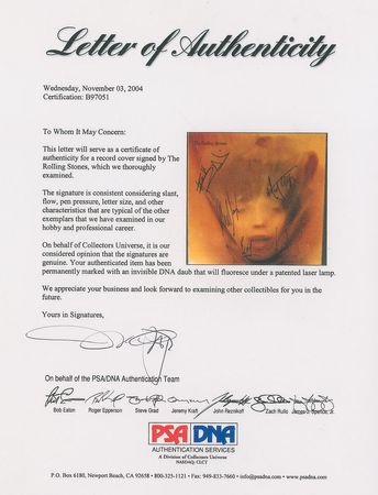 Lot #790 Rolling Stones: Fully signed 1973 classic Goats Head Soup - Image 2