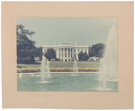 Lot #84 Jacqueline Kennedy Signed Photograph - Image 1