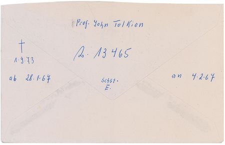 Lot #690 J. R. R. Tolkien: Scarce and beautifully penned letter from the revered Lord of the Rings creator - Image 2