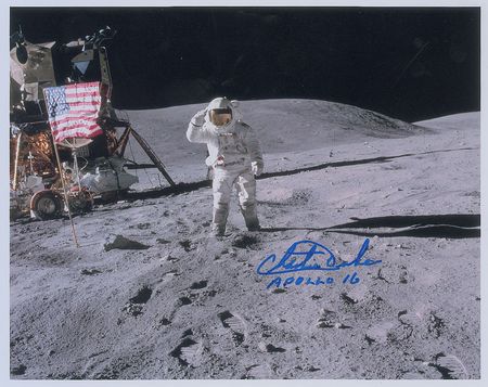 Lot #551 Moonwalkers Signed Photograph - Image 1