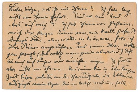 Lot #717 Alban Berg Handwritten Letter Signed - Image 2