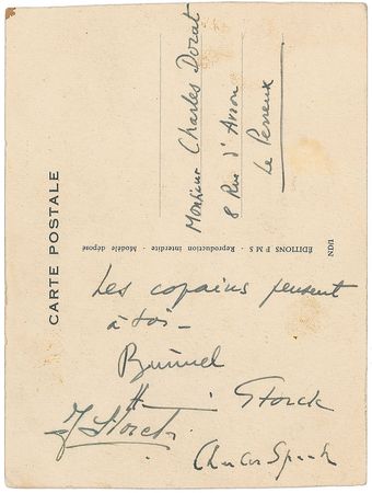Lot #847 Luis Bunuel Signature - Image 1