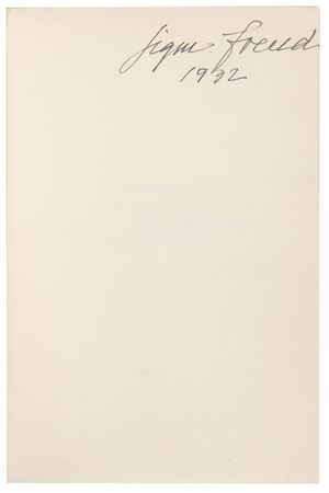 Lot #195 Sigmund Freud: New Introductory Lectures on Psycho-Analysis - Image 1