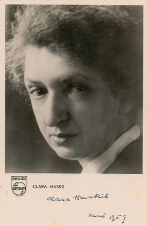 Lot #725 Clara Haskil Signed Photograph - Image 1