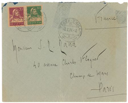 Lot #674 Romain Rolland Handwritten Letter Signed - Image 3