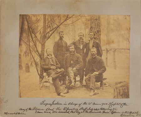 Lot #325 Civil War: Union surgeon staff on a disastrous day of battle - Image 2