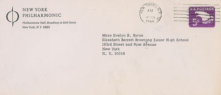 Lot #804 Leonard Bernstein Typed Letter Signed - Image 2