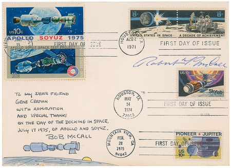 Lot #549 Gene Cernan First Day Cover - Image 1
