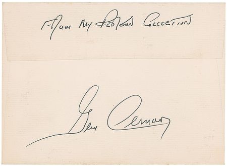 Lot #549 Gene Cernan First Day Cover - Image 2