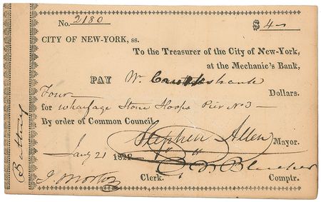Lot #306 New York Mayors Signed Documents - Image 3