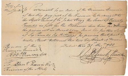 Lot #306 New York Mayors Signed Documents - Image 4