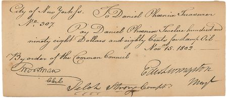 Lot #306 New York Mayors Signed Documents - Image 5