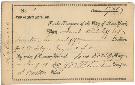 Lot #306 New York Mayors Signed Documents - Image 6