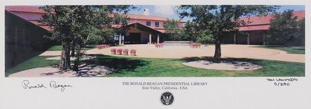 Lot #119 Ronald Reagan Signed Photograph - Image 1