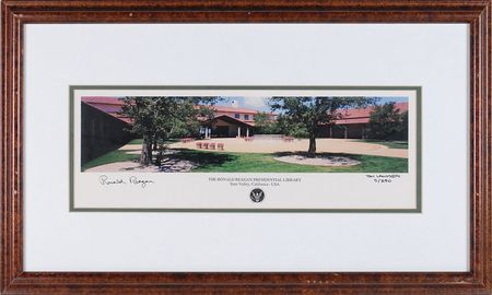 Lot #119 Ronald Reagan Signed Photograph - Image 2