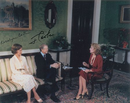 Lot #118 Jimmy and Rosalynn Carter Signed Photograph - Image 2