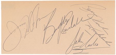 Lot #799 1960s Rock Signature - Image 1
