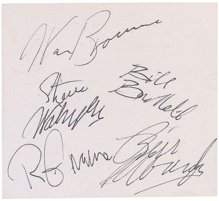 Lot #799 1960s Rock Signature - Image 2