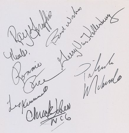 Lot #799 1960s Rock Signature - Image 3