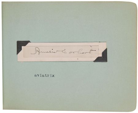 Lot #395 Amelia Earhart and Others: Earhart joins presidents, actresses, and industrial magnates in a comprehensive autograph album - Image 1