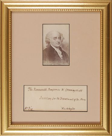 Lot #3 John Adams Address Panel