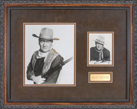 Lot #880 John Wayne Signed Photograph - Image 1