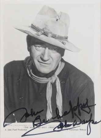 Lot #880 John Wayne Signed Photograph - Image 2