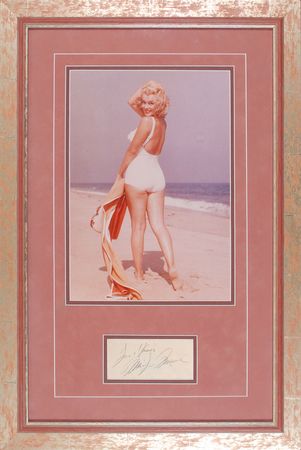Lot #877 Marilyn Monroe Signature - Image 1