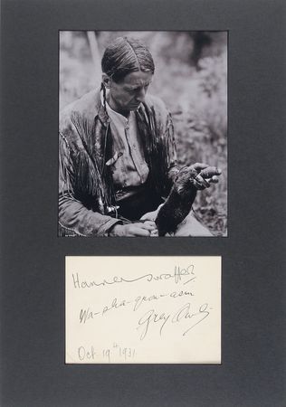 Lot #295 Grey Owl - Image 1