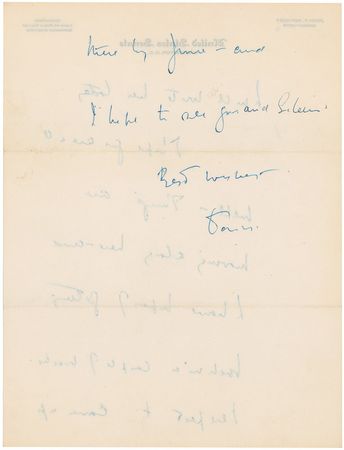 Lot #66 John F. Kennedy Handwritten Letter Signed - Image 4