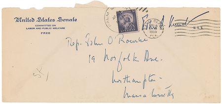 Lot #66 John F. Kennedy Handwritten Letter Signed - Image 5