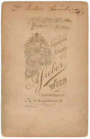 Lot #722 Anton Bruckner: Exceedingly scarce format of the peerless composer - Image 1