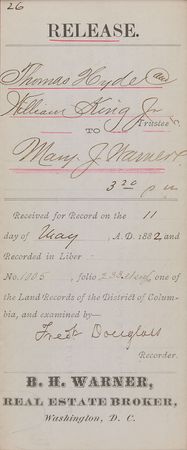 Lot #291 Frederick Douglass Signed Document - Image 2