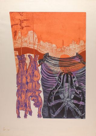 Lot #591 Warrington Colescott Etchings - Image 1