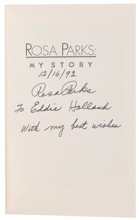Lot #307 Rosa Parks Book - Image 1