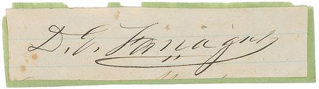 Lot #370 Civil War Admirals Signatures - Image 1