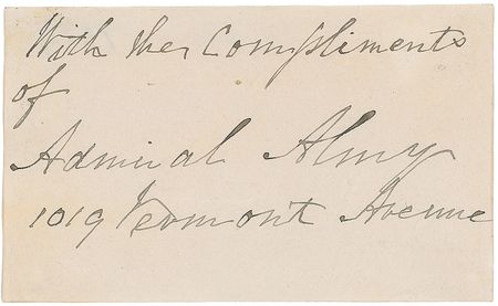 Lot #370 Civil War Admirals Signatures - Image 2