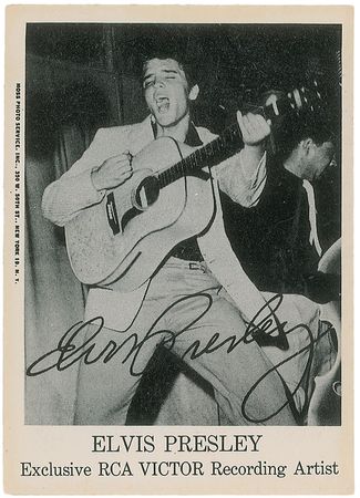 Lot #785 Elvis Presley Publicity Card - Image 2