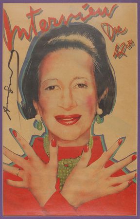 Lot #616 Andy Warhol Magazine - Image 1
