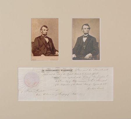 Lot #26 Abraham Lincoln Partial Signed Document